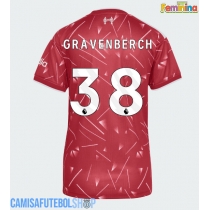 Camisa de time de futebol Liverpool Ryan Gravenberch #38 Replicas 1º Equipamento Feminina 2026-27 Manga Curta